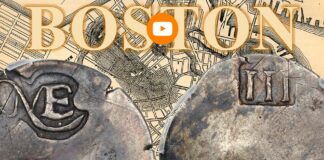 moneta dei ribelli boston new england tre penny pence argento record stacks bowers asta milioni euro dollari valore rarità numismatica