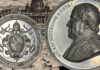 pio ix medaglia giubielo anno santo 1850 1875 vaticano san pietro basilica pellegrini esilio gaeta