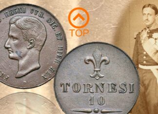 10 tornesi romani 1859 regno delle due sicilie franceschiello rame frode numismatica moneta napoli