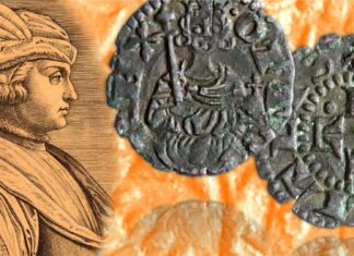 castruccino di lucca castruccio castracani antelminelli moneta dispetto medioevo imperatore guelfi ghibellini signoria potere
