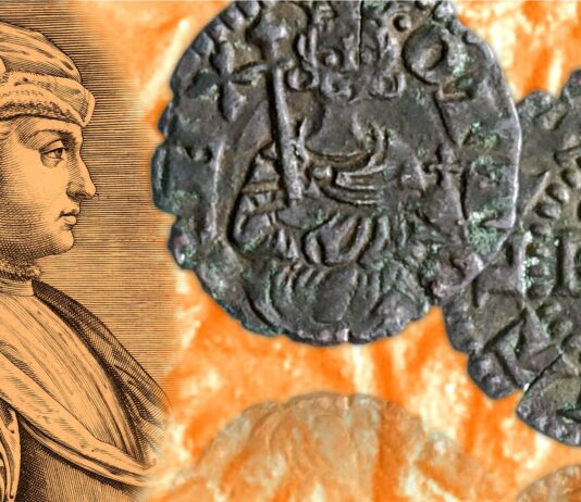 castruccino di lucca castruccio castracani antelminelli moneta dispetto medioevo imperatore guelfi ghibellini signoria potere