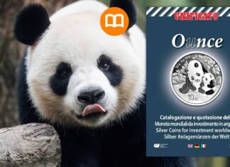 once di argento oncia ounce 2025 silver moneta coin bullion investimento collezione panda eagle falco catalogo prezzi valore unificato cif libro numismatica novità lire euro