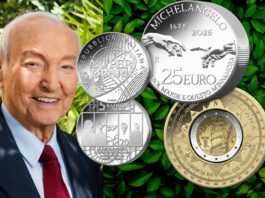 monete italiane collezione 2025 ipzs mef michelangelo piero angela superquark rai amerigo vespucci tour mondiale oro argento euro lire numismatica valore rarità chilogrammo bullion