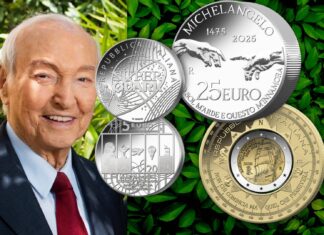 monete italiane collezione 2025 ipzs mef michelangelo piero angela superquark rai amerigo vespucci tour mondiale oro argento euro lire numismatica valore rarità chilogrammo bullion