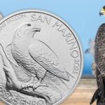 oncia d argento falco pellegrino san marino bullion 5 euro valore investimento successo poste investimento metallo prezioso