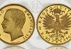 20 lire 1908 aquila sabauda numismatica asta italia san marino unica campione museo della zecca collezione reale oro rarità assoluta valore euro 150.000