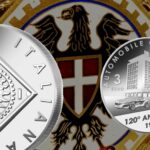 automobile club d'italia auto moneta euro valerio de seta ipzs mef argento stemma palazzo veicoli strada pubblico registro automobilistico numismatica collezione