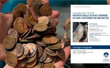 san casciano dei bagni archeologia numismatica statue gioielli monete scavo tesoro conferenza università cattolica milano streaming