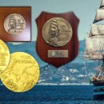 tour mondiale vespucci amerigo nave scuola marina minitare medaglia crest anello picchini baralcchi numismatica oro argento bronzo collezione memorabilia