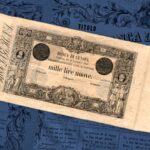 banca di genova banconote cartamoneta 1000 lire nuove 1848 rarità aste davinci live eccezionale rarità numismaitca collezione