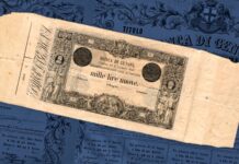 banca di genova banconote cartamoneta 1000 lire nuove 1848 rarità aste davinci live eccezionale rarità numismaitca collezione