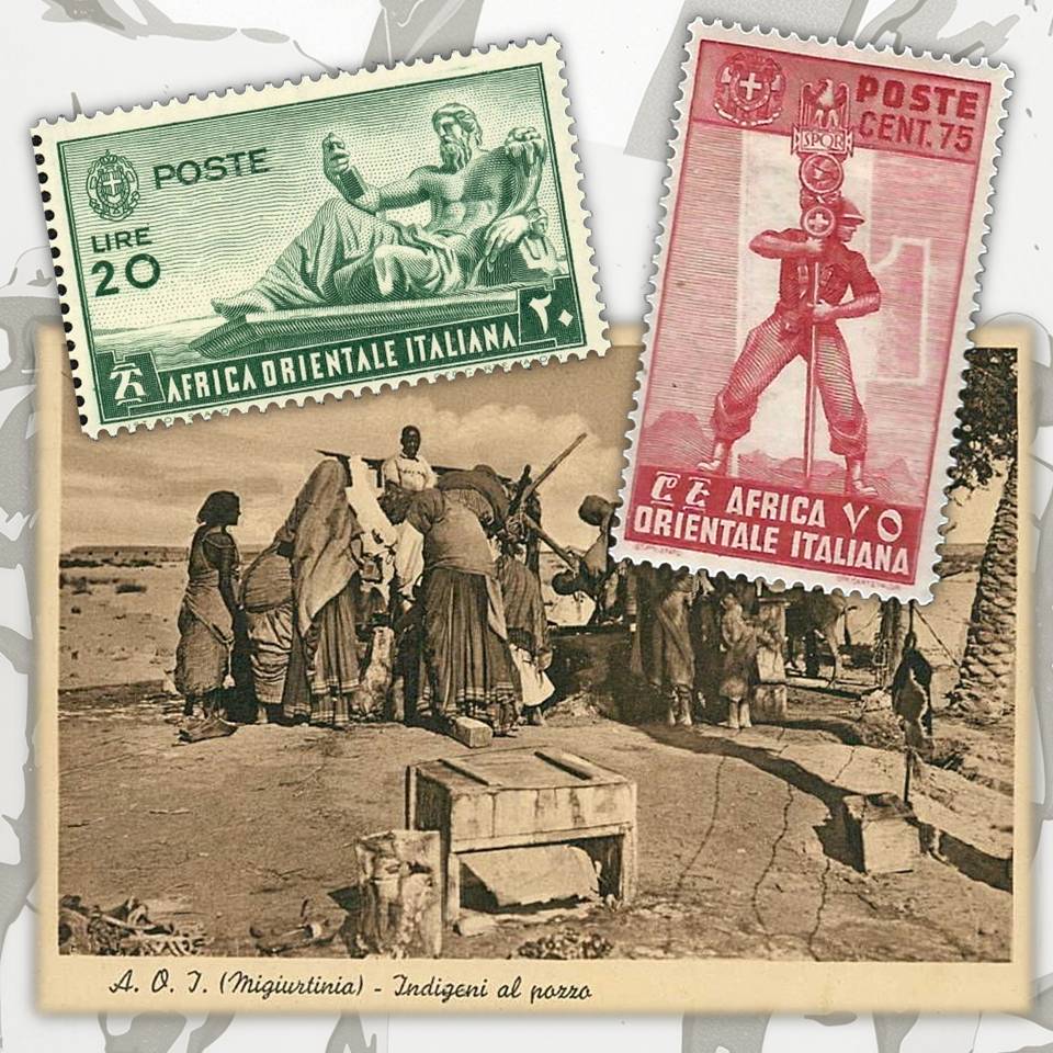 africa orientale italiana impero benito mussolini duce fascismo lire banconote cartamoneta serie speciale aoi tallero maria teresa monete circolazione banca d'italia