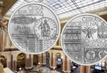 cassa di risparmio repubblica ceca boemia moravia praga 200 corone argento collezione numismatica