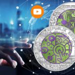 digitalizzazione della società moneta 25 euro austria argento niobio bimetaliica colorata smartphone intelligenza artificale domotica robotica telecomunicazioni internet reti web connettività