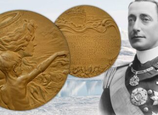 polo nord medaglia spedizione esplorazione stella polare duca luigi amedeo di savoia aosta 1900 artico