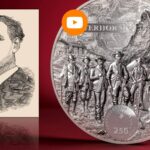 moneta per il cervino cit svizzera 250 franchi due chili argento record altorilievo mattehorn ascsa alpinismo 1865 numismatica edizione limitata