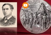 moneta per il cervino cit svizzera 250 franchi due chili argento record altorilievo mattehorn ascsa alpinismo 1865 numismatica edizione limitata