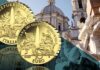 moneta ipzs 10 euro italia oro proof fontana dei quattro fiumi gian lorenzo bernini paizza navona roma barocco capolavoro numismatica collezione novità