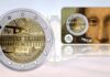 due euro louvre 2025 moneta francia monnaie de paris museo arte gioconda monna lisa nike amore e psiche venere di milo numismatica arte capolavoro