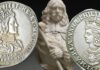 mezzo filippo nuziale moneta argento milano rarità numismatica spagna matrimonio sposi velazquez governatore vanità propaganda bellezza