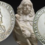 mezzo filippo nuziale moneta argento milano rarità numismatica spagna matrimonio sposi velazquez governatore vanità propaganda bellezza