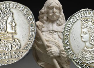 mezzo filippo nuziale moneta argento milano rarità numismatica spagna matrimonio sposi velazquez governatore vanità propaganda bellezza