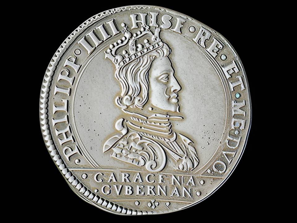 mezzo filippo nuziale moneta argento milano rarità numismatica spagna matrimonio sposi velazquez governatore vanità propaganda bellezza
