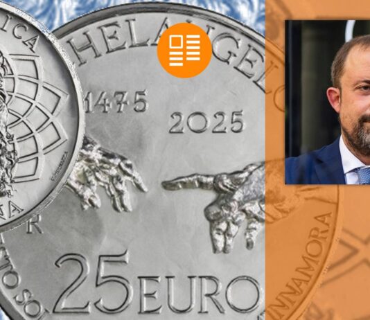 moneta 25 euro per michelangelo record italia ipzs zecca argento chilogrammo sold out record numismatica collezione valore