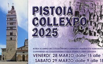 pistoia collexpo 2025 numismatica filatelia storia postale monete medaglie, banconote francobolli cartoline conferenze cultura divulgazione premi giovani fiera