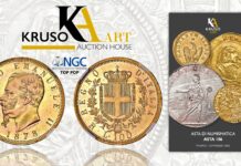 asta numismatica kruso art auction house milano monete selezione oro argento vaticano zecche italiane rarità ngc top pop slab