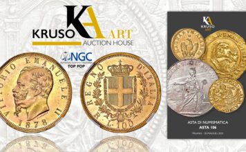 asta numismatica kruso art auction house milano monete selezione oro argento vaticano zecche italiane rarità ngc top pop slab