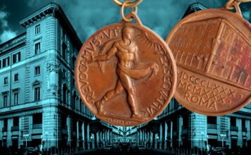 seminatore di silvio canevari medaglia roma grandi magazzini coen via del tritone giubileo 1880 1930 rarità numismatica palazzo
