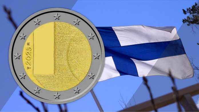 diplomazia e politica estera finlandia moneta commemorativa 2 euro bimetallica numismatica zecca paesi bassi rarità collezione