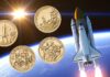 dollari innovazione usa monete dollaro michigan texas arkansas florida space shuttle ford automotive us navy numismatica