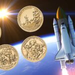 dollari innovazione usa monete dollaro michigan texas arkansas florida space shuttle ford automotive us navy numismatica