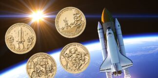 dollari innovazione usa monete dollaro michigan texas arkansas florida space shuttle ford automotive us navy numismatica