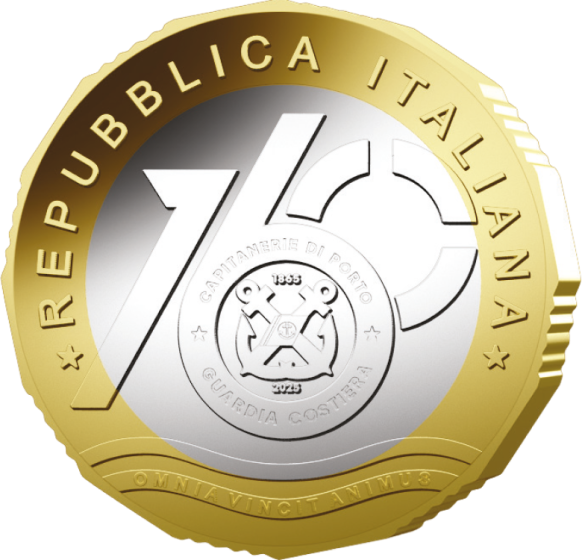 capitanerie di porto guardia costiera moneta ipzs 6 euro bimetallica collezione numismatica 2025 marta bonifacio soccorso mare protezione migranti
