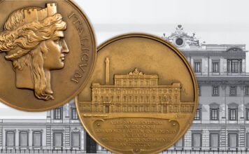 palazzo della zecca di stato ipzs via principe umberto roma 1911 medaglia attilio silvio motti ristrutturazione sam progetto italia turrita laura cretara lire