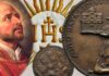 compagnia di gesù ignazio di loyola santo gesuiti papa francesco bergoglio chiesa controriforma santi missioni medaglie numismatica