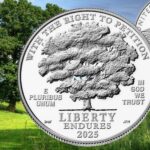 libertà del primo emendamento costituzione stati uniti moneta us mint oncia 100 dollari platino numismatica investimento bullion
