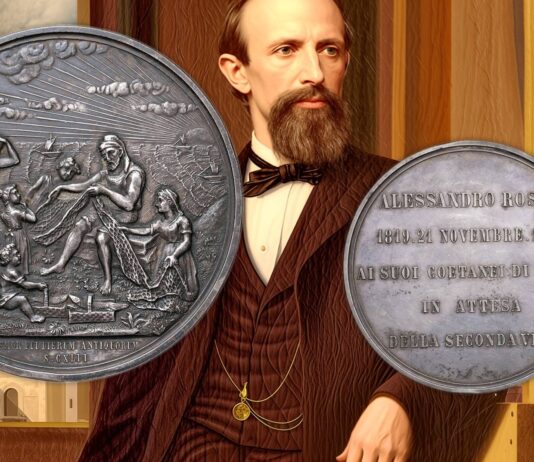 alessandro rossi lanerossi vicenza schio industriale filantropo senatore medaglia antonio donzelli compleanno 1889 giubileo imprenditoriale