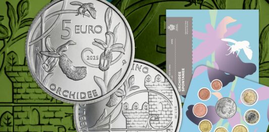 nuove emissioni numismatiche poste san marino serie monete anno 2025 euro argento orchidee spontanee chiara principe