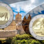 2 euro di malta 2025 monete collezione maria anna frisone noel galea bason bimetallica commemorativa tiratura limitata numismatica bue maltese mdina medina città fortezza