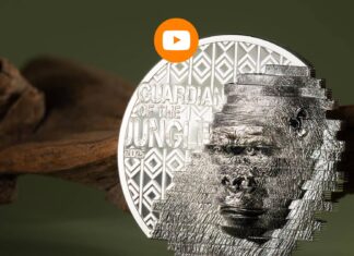 gorilla guardiano della giungla moneta argento cook islands cit coin invest doppia oncia deconstruction numismatica tiratura limitata wwf