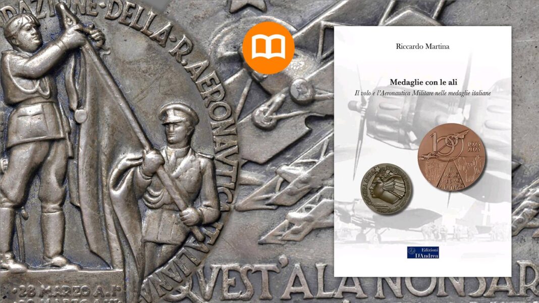 medaglie con le ali aeronautica militare aviazione riccardo martina volo record numismatica collezione
