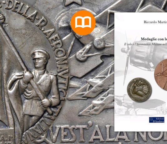 medaglie con le ali aeronautica militare aviazione riccardo martina volo record numismatica collezione