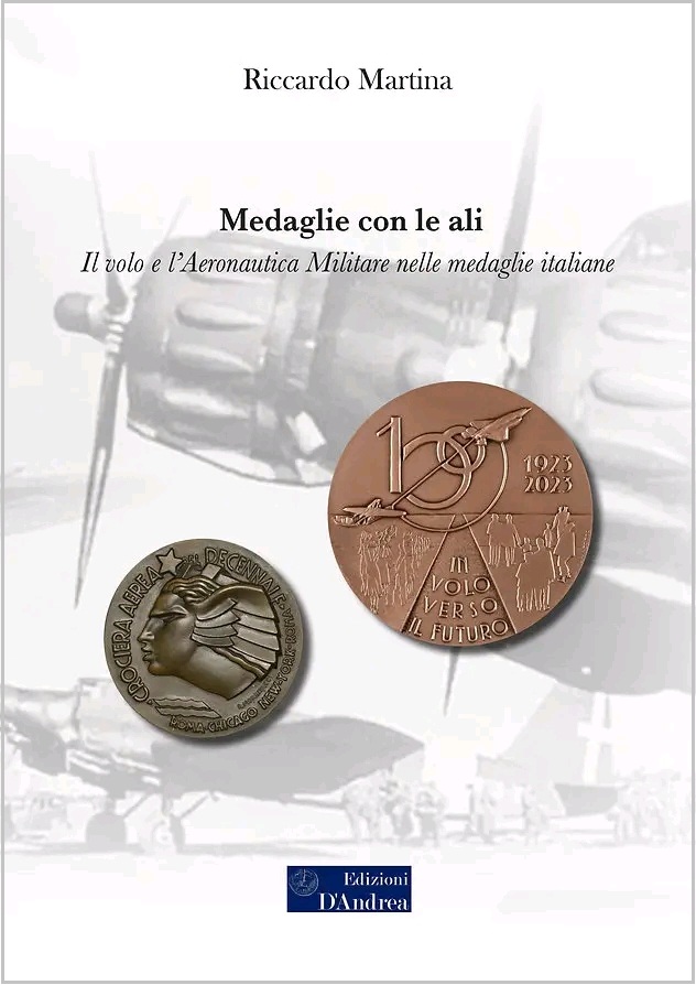medaglie con le ali aeronautica militare aviazione riccardo martina volo record numismatica collezione