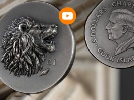 il leone un icona numismatica moneta monete dollaro dollari euro lire cit coin invest cook islands carlo iii oro argento oncia leontinoi tiratura limitata collezione 2025
