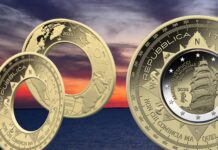 prima moneta oblò italiana 10 euro ciambella amerigo vespucci ipzs sold out numismatica collezione emanuele ferretti nave scuola