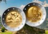 due euro di andorra 2025 giochi dei piccoli stati europa avvoltoio barbuto gipeto natura sport monnaie de paris numismatica collezione